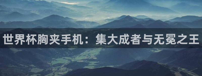 2006世界杯：世界杯胸夹手机：集大成者与无冕之王